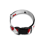 Red And Black Playing Card Suits Print Dog Collar