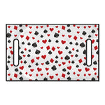Red And Black Playing Card Suits Print Golf Cart Seat Cover
