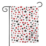 Red And Black Playing Card Suits Print House Flag