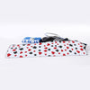 Red And Black Playing Card Suits Print Sports Towel