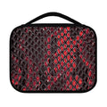 Red And Black Snakeskin Print Classic Bible Case