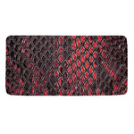 Red And Black Snakeskin Print Towel