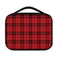 Red And Black Tartan Pattern Print Classic Bible Case
