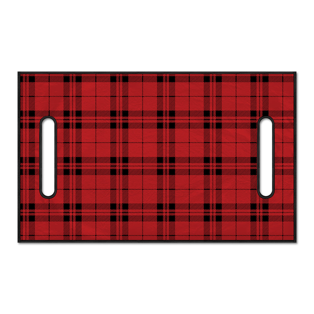 Red And Black Tartan Pattern Print Golf Cart Seat Cover
