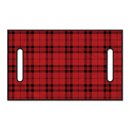 Red And Black Tartan Pattern Print Golf Cart Seat Cover