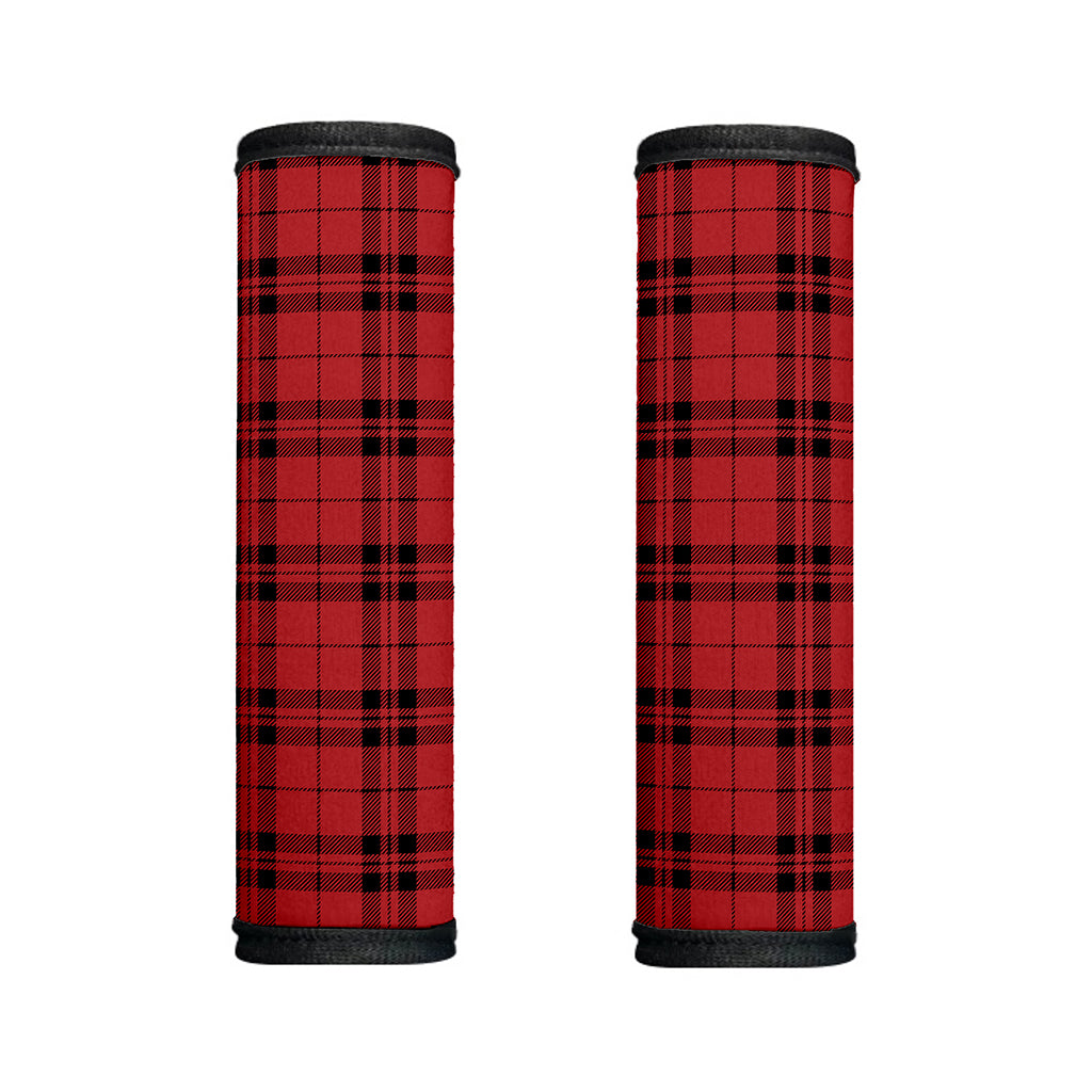 Red And Black Tartan Pattern Print Handle Covers