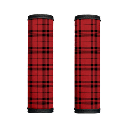 Red And Black Tartan Pattern Print Handle Covers