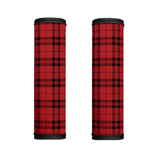 Red And Black Tartan Pattern Print Handle Covers