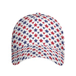 Red And Blue American Star Pattern Print Baseball Cap