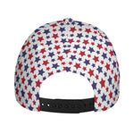 Red And Blue American Star Pattern Print Baseball Cap