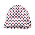 Red And Blue American Star Pattern Print Beanie