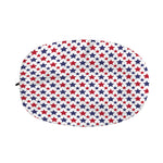 Red And Blue American Star Pattern Print Car Side Mirror Covers