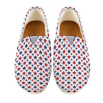 Red And Blue American Star Pattern Print Casual Shoes
