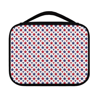 Red And Blue American Star Pattern Print Classic Bible Case