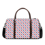 Red And Blue American Star Pattern Print Duffle Bag