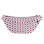 Red And Blue American Star Pattern Print Fanny Pack