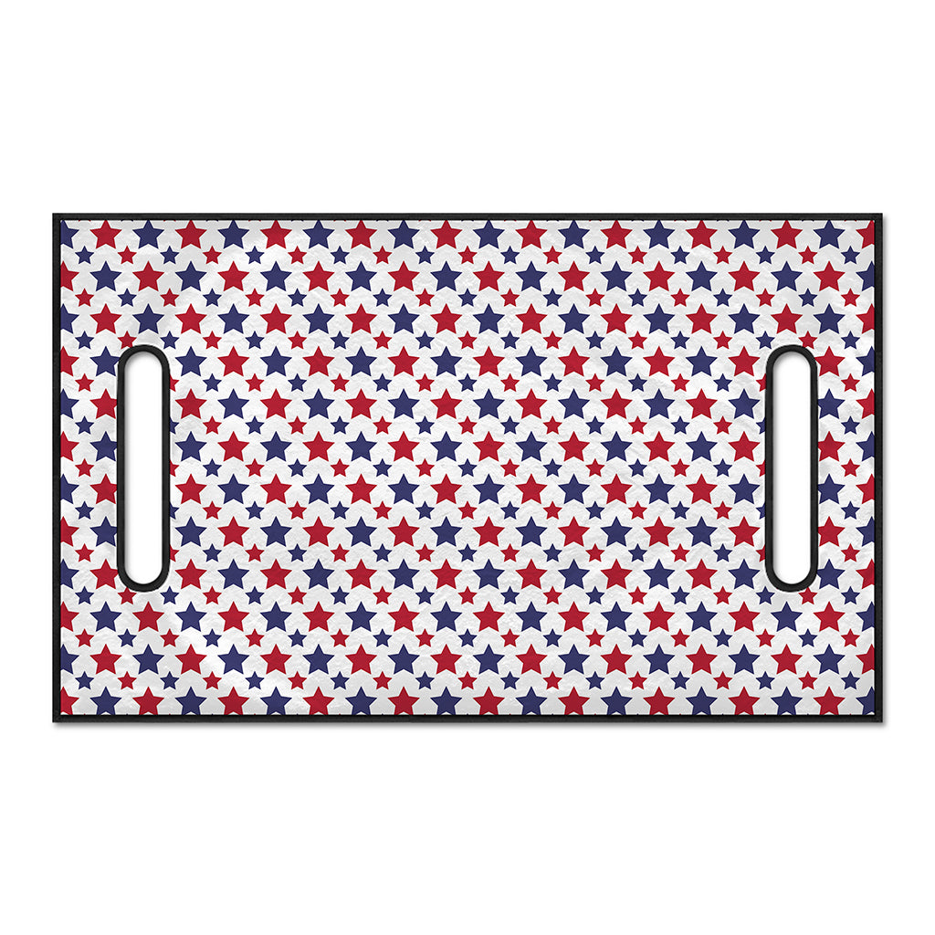 Red And Blue American Star Pattern Print Golf Cart Seat Cover