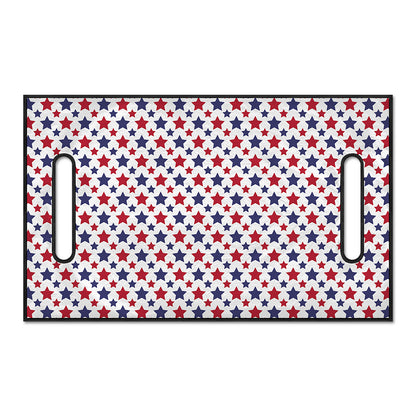 Red And Blue American Star Pattern Print Golf Cart Seat Cover