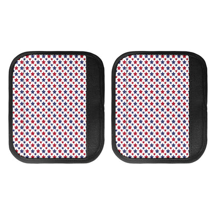Red And Blue American Star Pattern Print Handle Covers