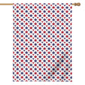 Red And Blue American Star Pattern Print House Flag