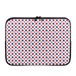 Red And Blue American Star Pattern Print Laptop Sleeve