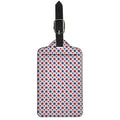 Red And Blue American Star Pattern Print Luggage Tag