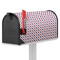 Red And Blue American Star Pattern Print Mailbox Cover