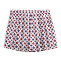 Red And Blue American Star Pattern Print Mesh Shorts
