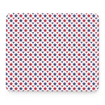 Red And Blue American Star Pattern Print Mouse Pad