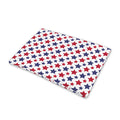 Red And Blue American Star Pattern Print Pet Cooling Mat Cover
