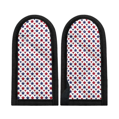 Red And Blue American Star Pattern Print Skillet Handle Cover