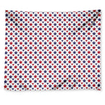 Red And Blue American Star Pattern Print Tapestry