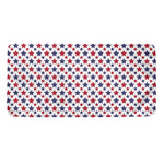 Red And Blue American Star Pattern Print Towel