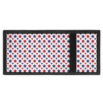 Red And Blue American Star Pattern Print Trifold Wallet