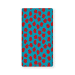 Red And Blue Carnation Pattern Print Baby Crib Sheet