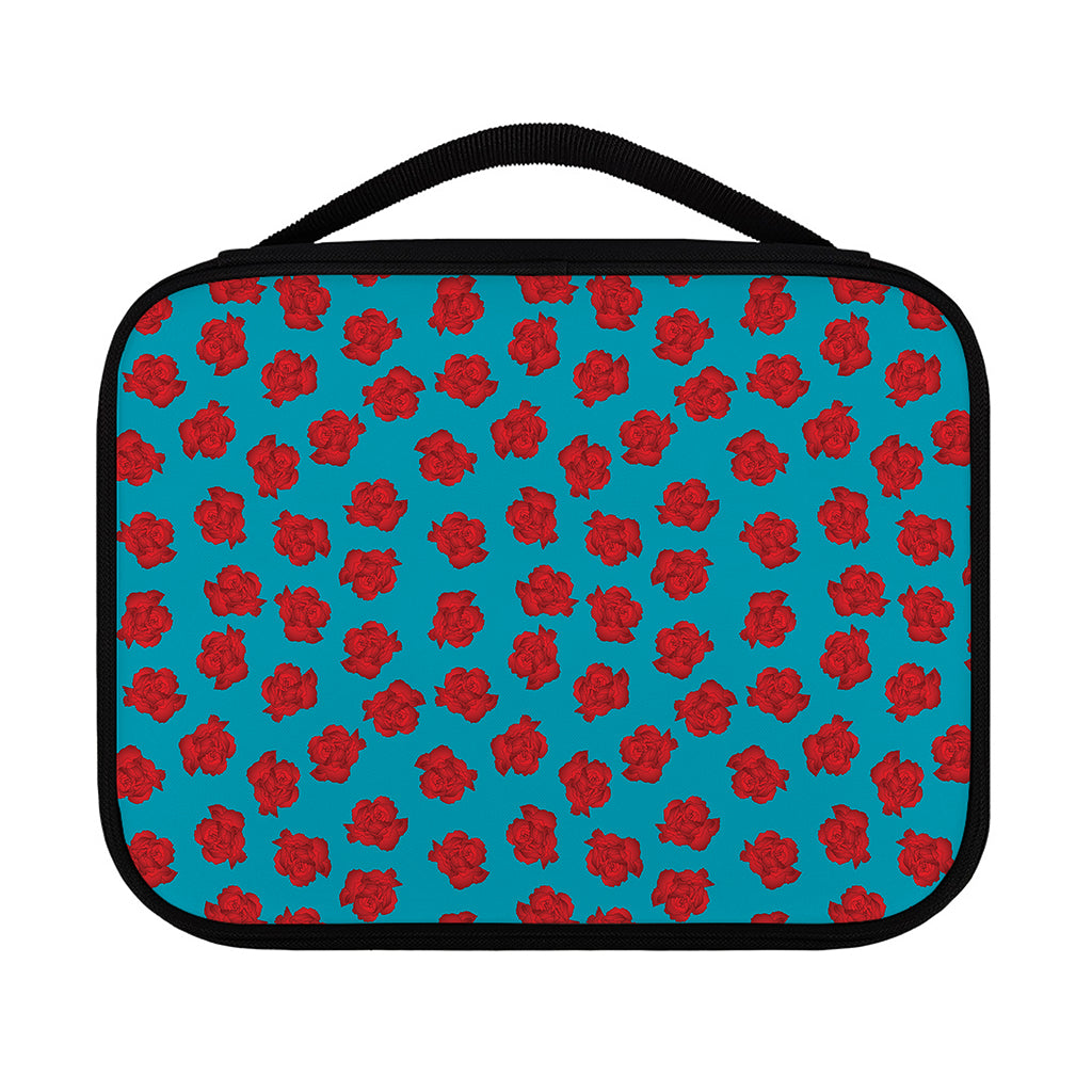 Red And Blue Carnation Pattern Print Classic Bible Case
