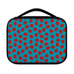 Red And Blue Carnation Pattern Print Classic Bible Case