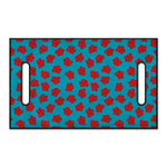 Red And Blue Carnation Pattern Print Golf Cart Seat Cover
