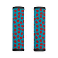 Red And Blue Carnation Pattern Print Handle Covers