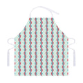 Red And Blue DNA Pattern Print Adjustable Apron