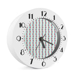 Red And Blue DNA Pattern Print Alarm Clock