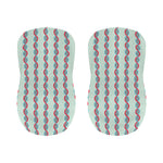 Red And Blue DNA Pattern Print Bar Stool Covers