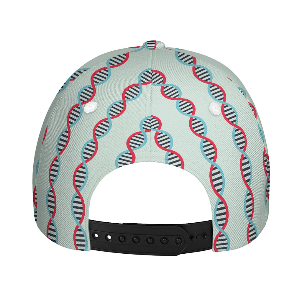 Red And Blue DNA Pattern Print Baseball Cap