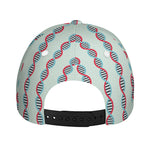 Red And Blue DNA Pattern Print Baseball Cap
