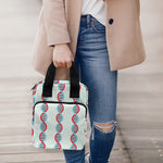 Red And Blue DNA Pattern Print Bible Tote Bag