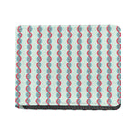 Red And Blue DNA Pattern Print Bifold Wallet