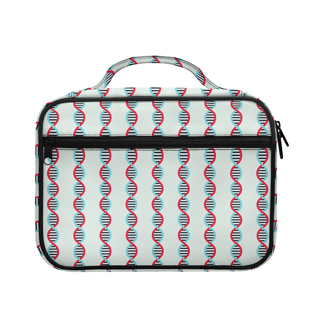 Red And Blue DNA Pattern Print Briefcase Bible Bag