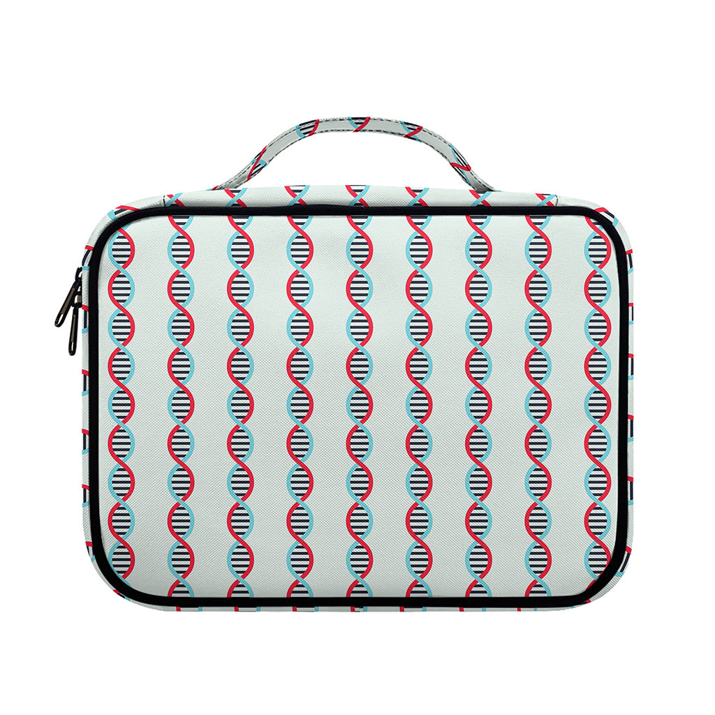 Red And Blue DNA Pattern Print Briefcase Bible Bag