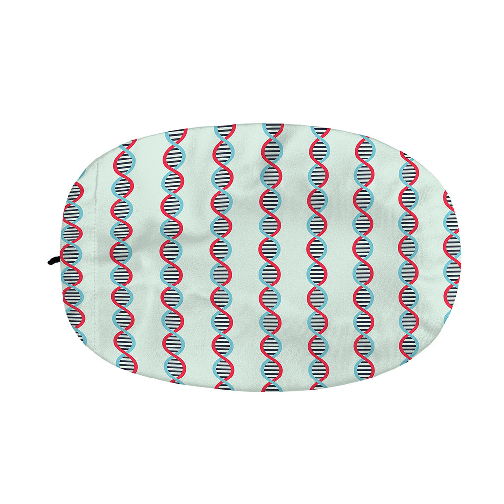 Red And Blue DNA Pattern Print Car Side Mirror Covers
