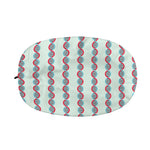 Red And Blue DNA Pattern Print Car Side Mirror Covers